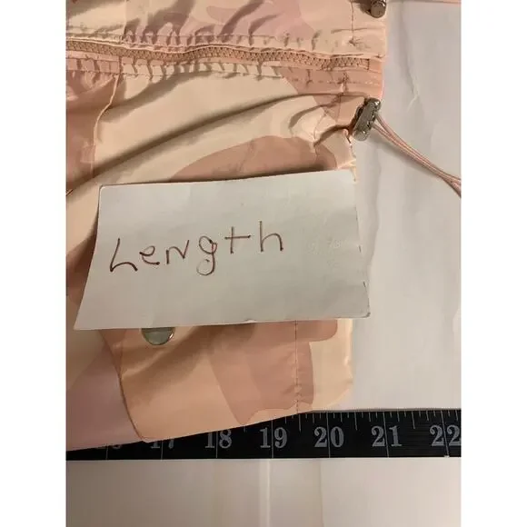 Outer Edge Hooded Bomber Jacket Pink Fatigue Lightweight Womens SZ M - Picture 6 of 8